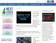 Tablet Screenshot of nextsteps-nh.org